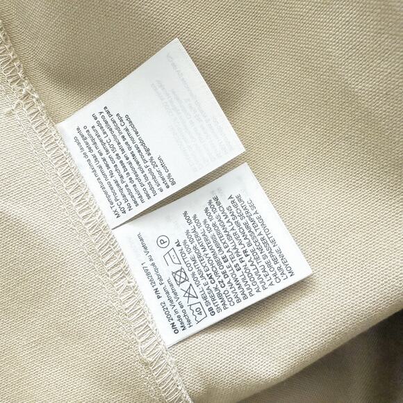 H&M | Khaki Tan Oversized Canvas Swing Chore Jacket Coat Zipper pocket | XL - Picture 9 of 9